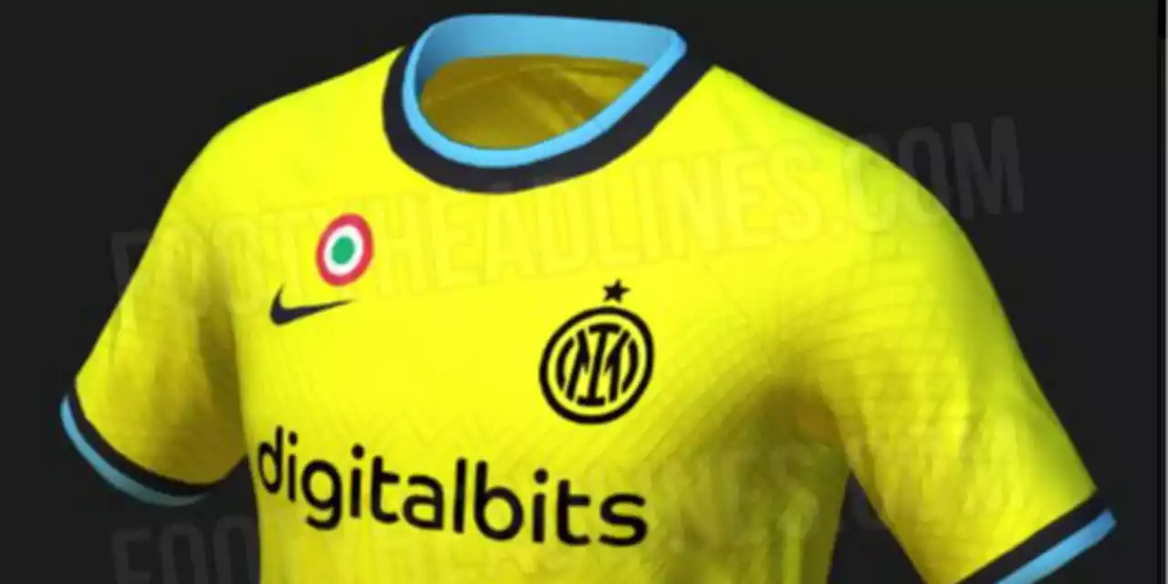 Inter, ecco la terza maglia: si torna al giallo, come nel 2015-2016