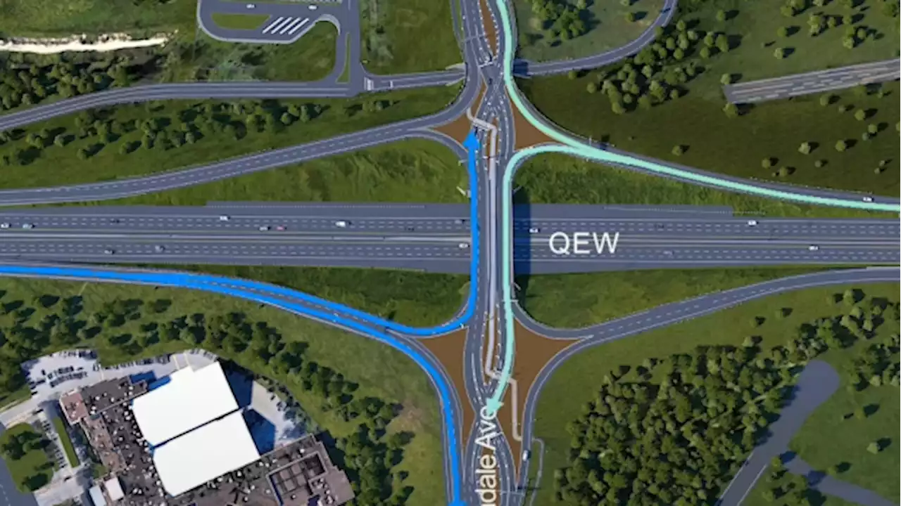 Ontario's first diverging diamond interchange opens Monday