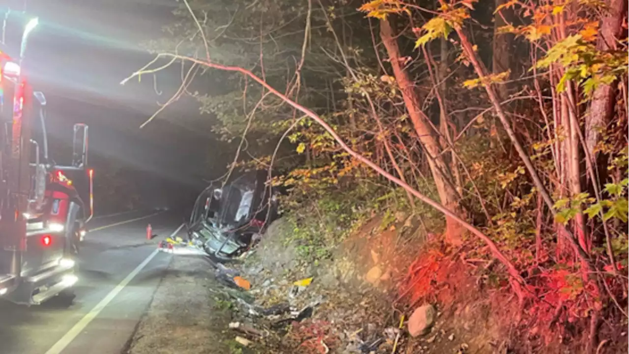 Driver injured in overnight crash north of Gatineau, Que.