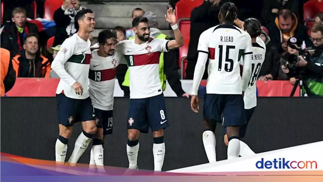 Hasil Republik Ceko Vs Portugal: Selecao das Quinas Menang 4-0