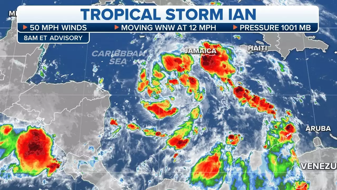 Tropical Storm Ian forecast to rapidly intensify into hurricane today, significant threat eyes Florida