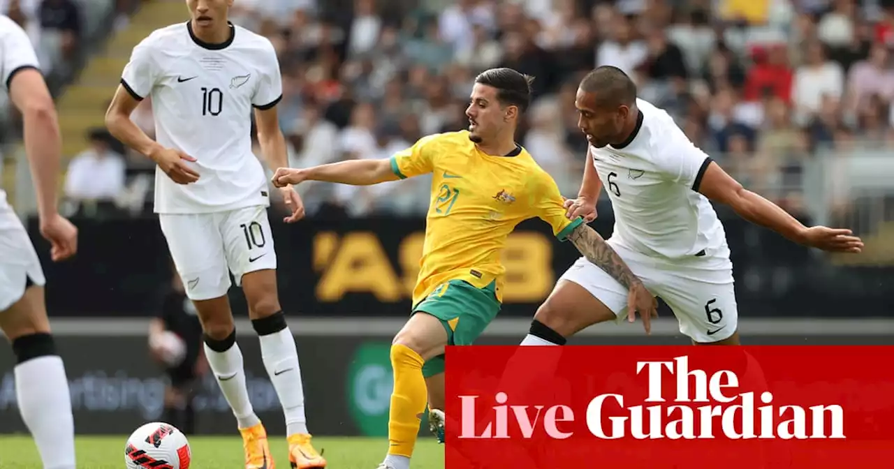 New Zealand v Australia: international football friendly – live