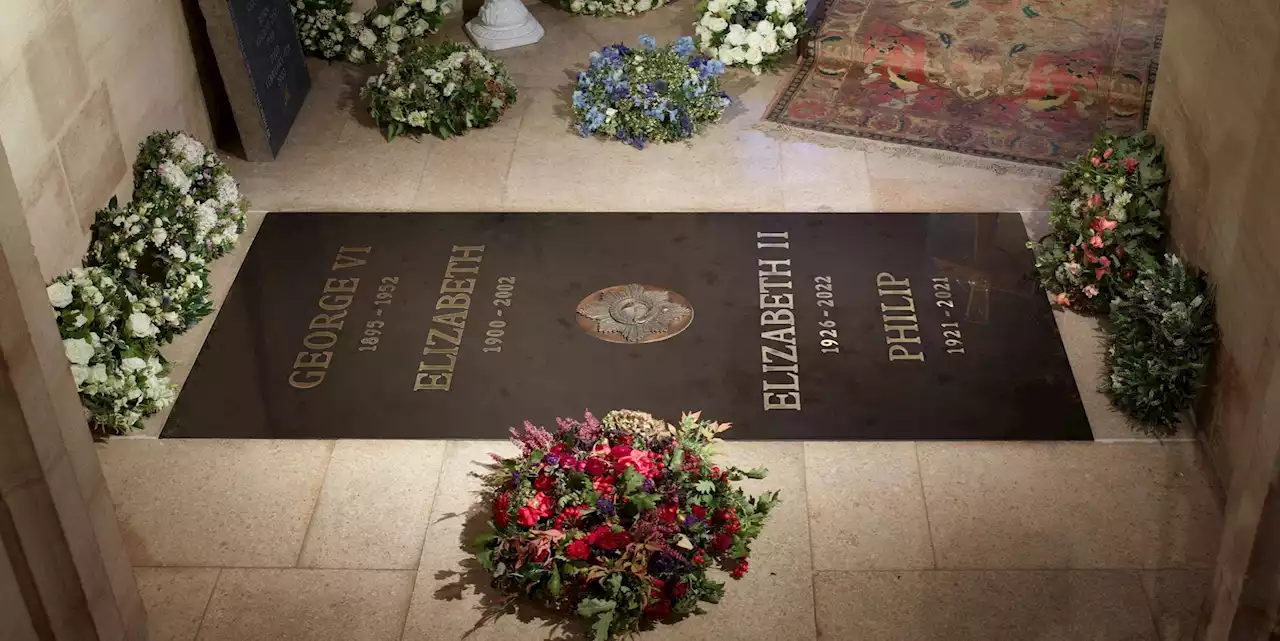 Queen Elizabeth II's Final Resting Place is Marked With a New Ledger Stone