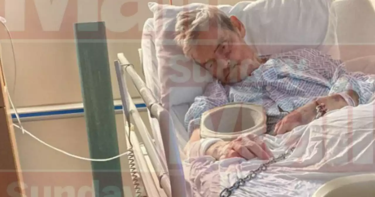 Serial killer lies chained to hospital bed as desperate families give final plea