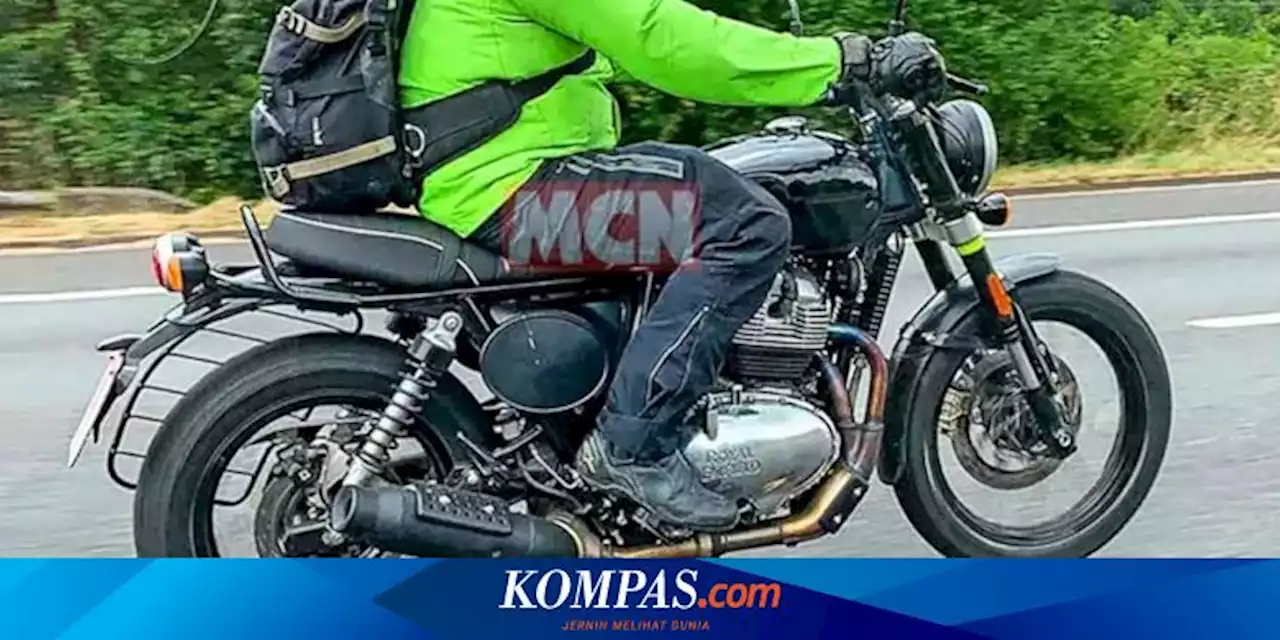 Sosok yang Diduga Royal Enfield Scrambler 650, Muncul di Inggris