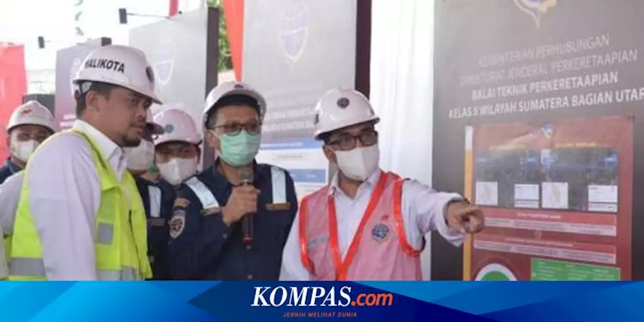 Tahun 2024, Jalur Kereta Api Layang Medan-Binjai Ditargetkan Rampung