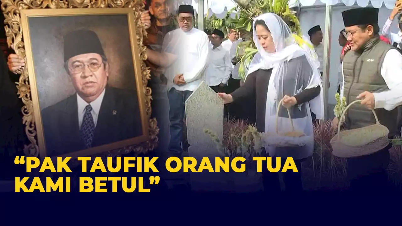 Momen Puan dan Muhaimin Iskandar Kenang Sosok Taufik Kiemas: Orang Tua Kami