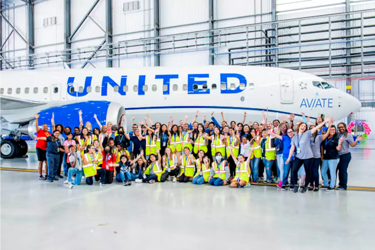 United Airlines inspires next generation of female leaders at annual ‘Girls in Aviation Day’