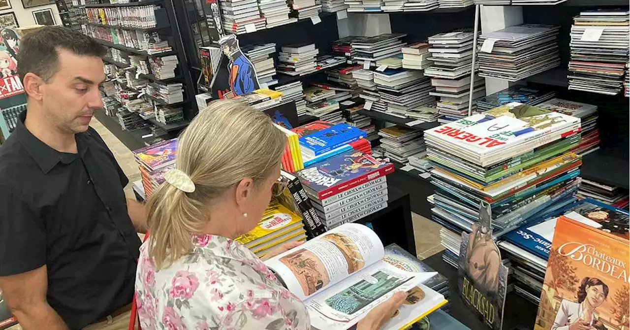 Istres : une bulle enchantée à la librairie BD galerie de Nicolas Sanchez