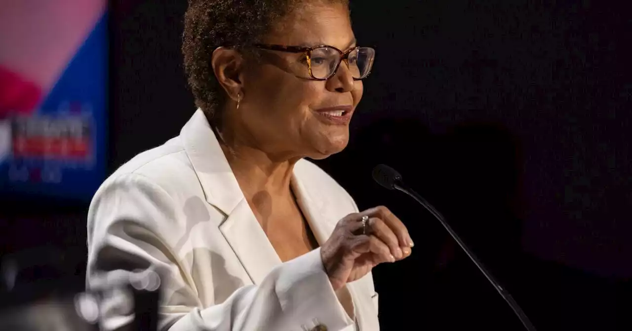 Column: Isn't Karen Bass the victim? Why all the questions about her stolen guns?