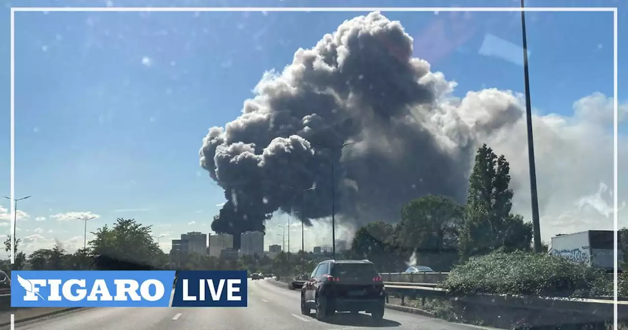 Val-de-Marne : un entrepôt du marché de Rungis touché par un impressionnant incendie