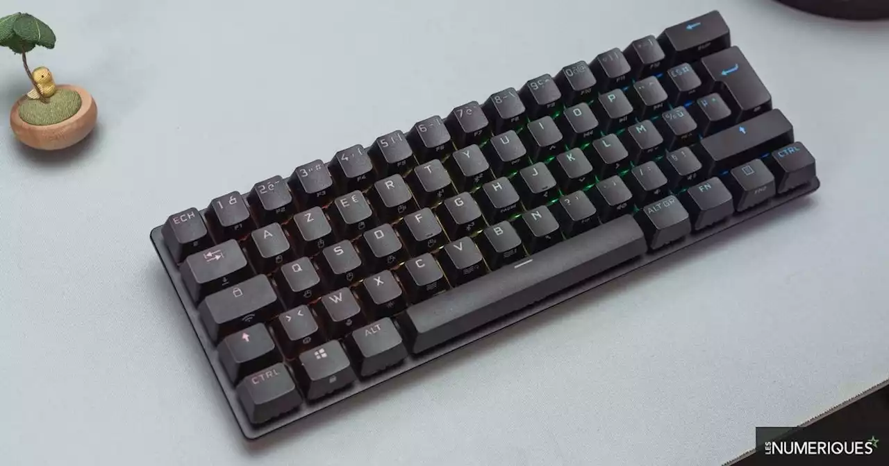 Test Corsair K70 Pro Mini : un clavier gaming 60 % qui coche presque toutes les cases