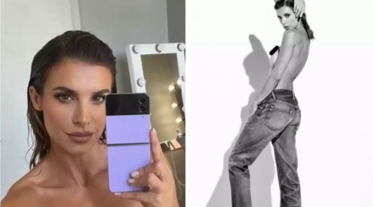 Elisabetta Canalis in topless censurata, è furiosa