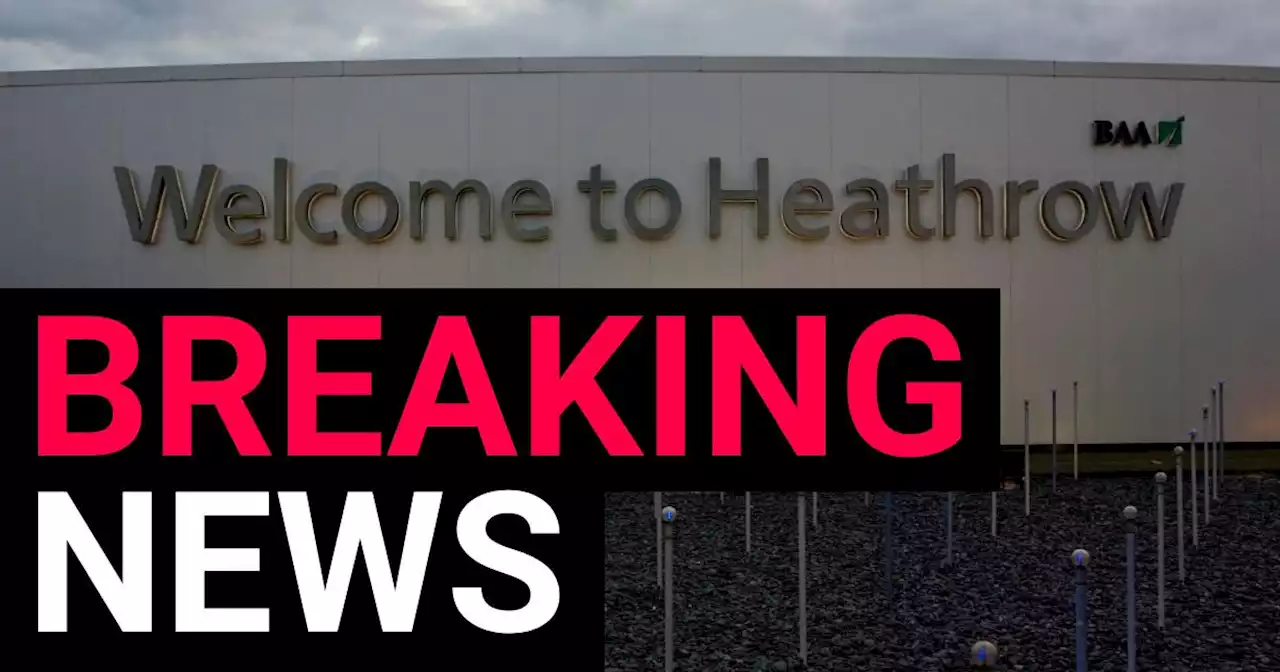 Man arrested on suspicion of murder at Heathrow Airport following hit-and-run