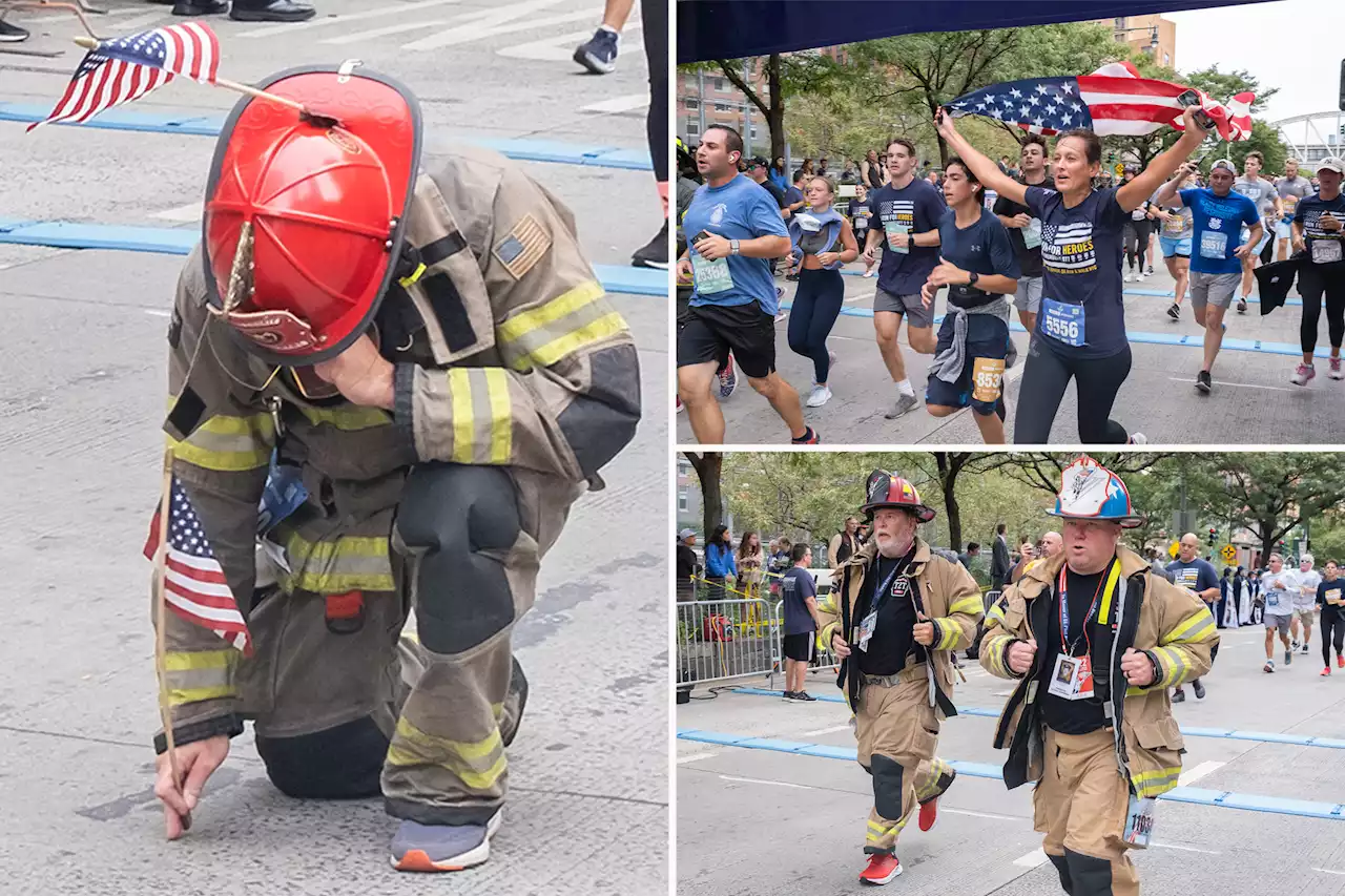 Runners retrace fallen hero’s path in 9/11 Tunnels to Towers 5K race