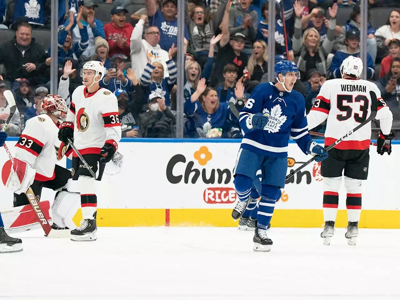 GARRIOCH: Senators start doubleheader day with 4-1 loss to the Maple Leafs