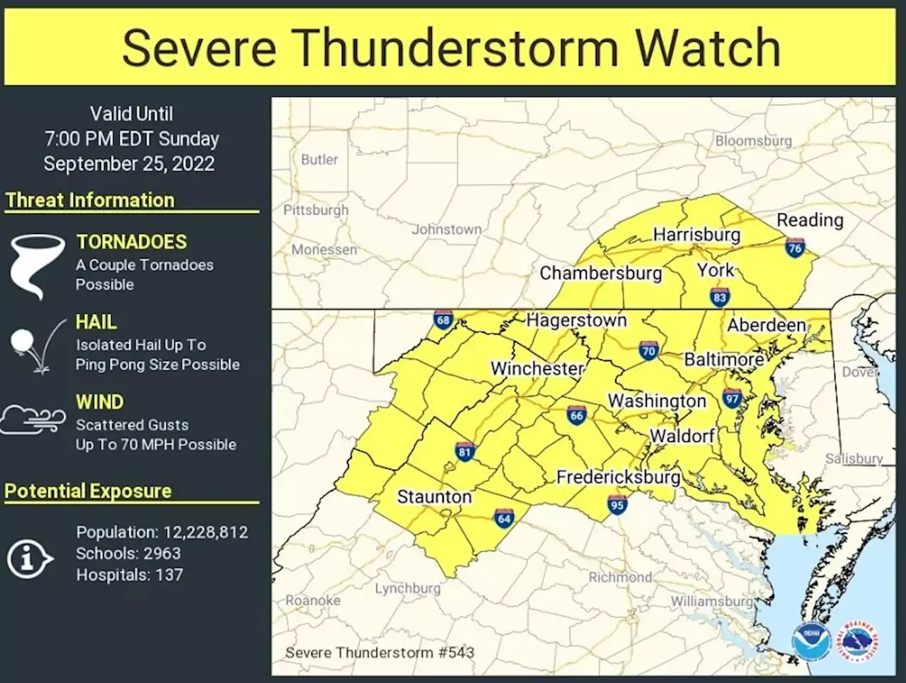 Severe thunderstorm watch: Scattered afternoon storms could be intense