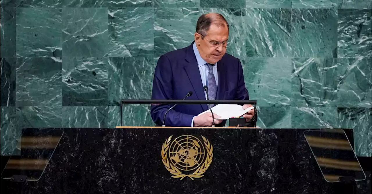 Lavrov, at the U.N., pledges 'full protection' for any territory annexed by Russia