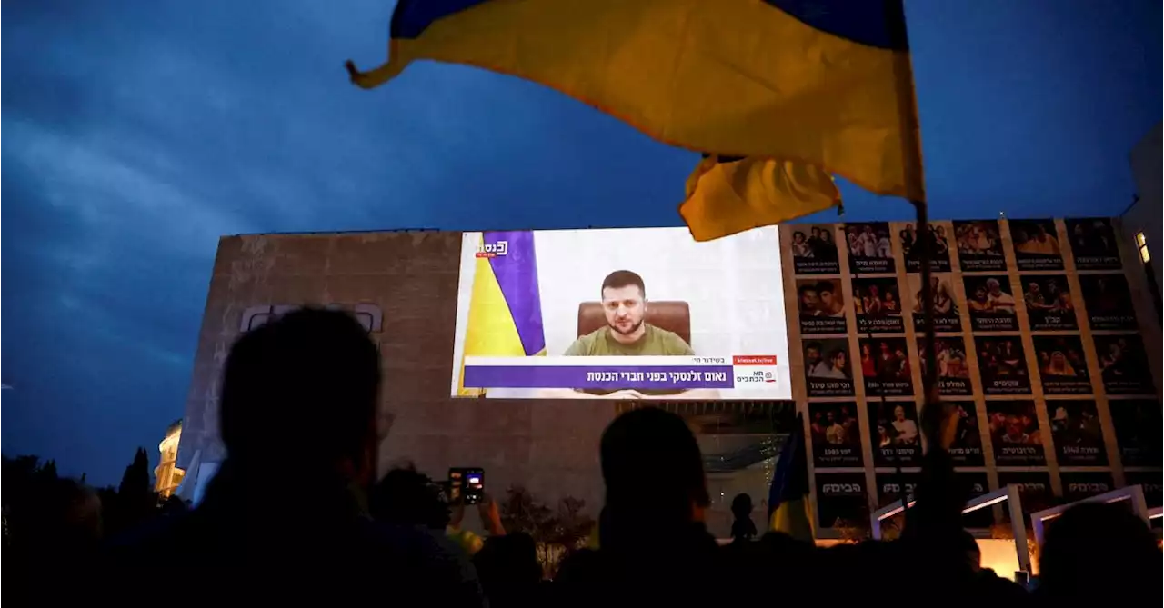 Zelenskiy says he is shocked by Israel's failure to give Ukraine weapons