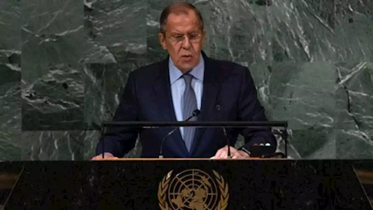 Russia's Lavrov accuses West of 'grotesque Russophobia' in fiery UN speech