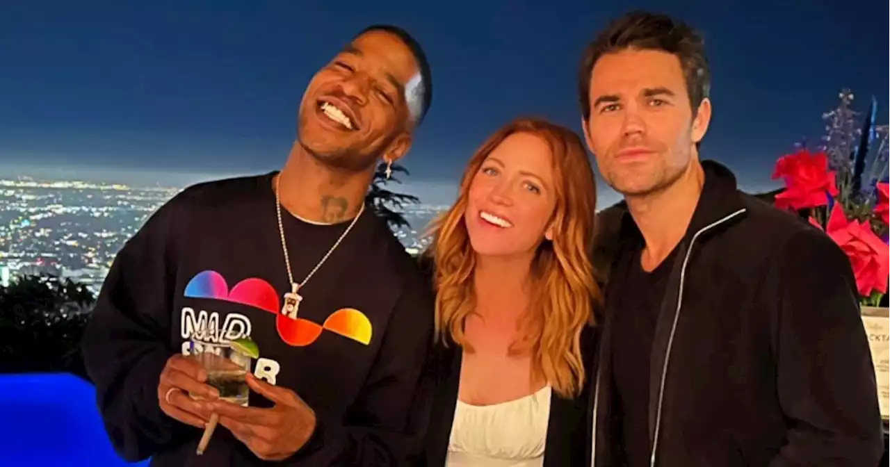 Brittany Snow, Paul Wesley Hang Out With Kid Cudi Amid Respective Splits