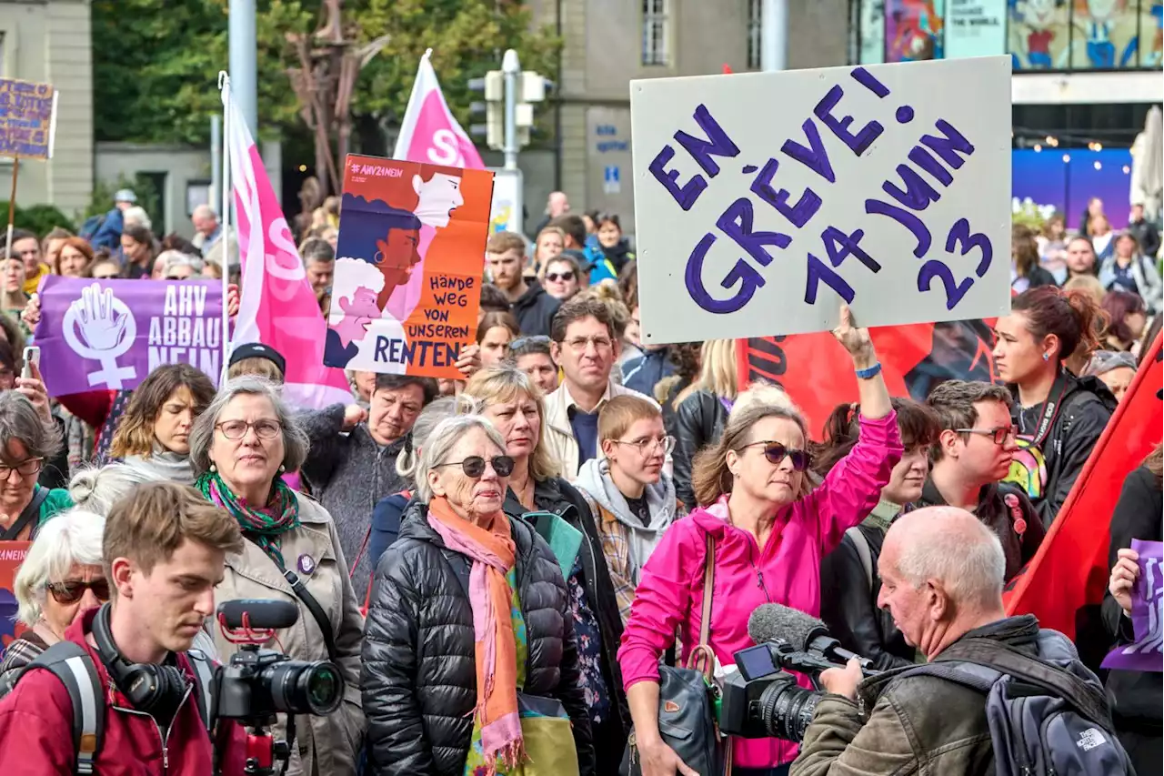 Erhöhung des Rentenalters – Nach AHV-Abstimmung: Mehrere hundert Frauen protestierten in Bern