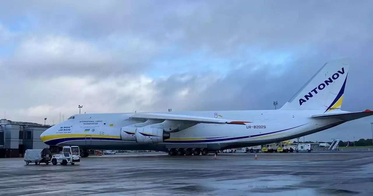 One of the largest planes in the world has landed at a Belfast airport