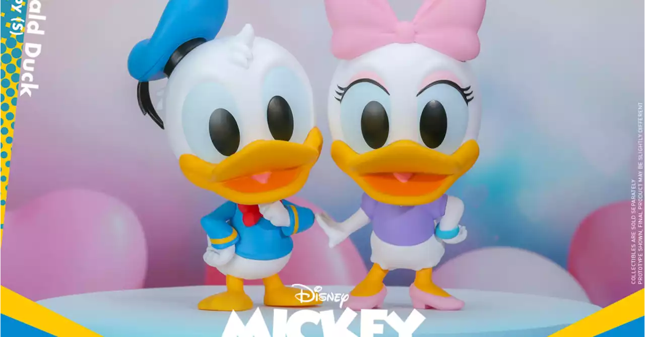 Donald Duck and Daisy Are Together Again with Hot Toys Cosbaby Set