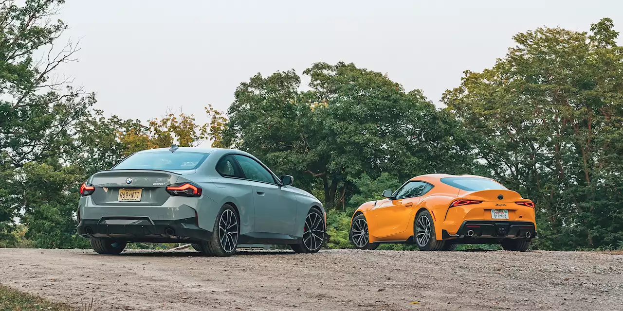 Tested: 2022 BMW 230i vs. 2022 Toyota GR Supra 2.0