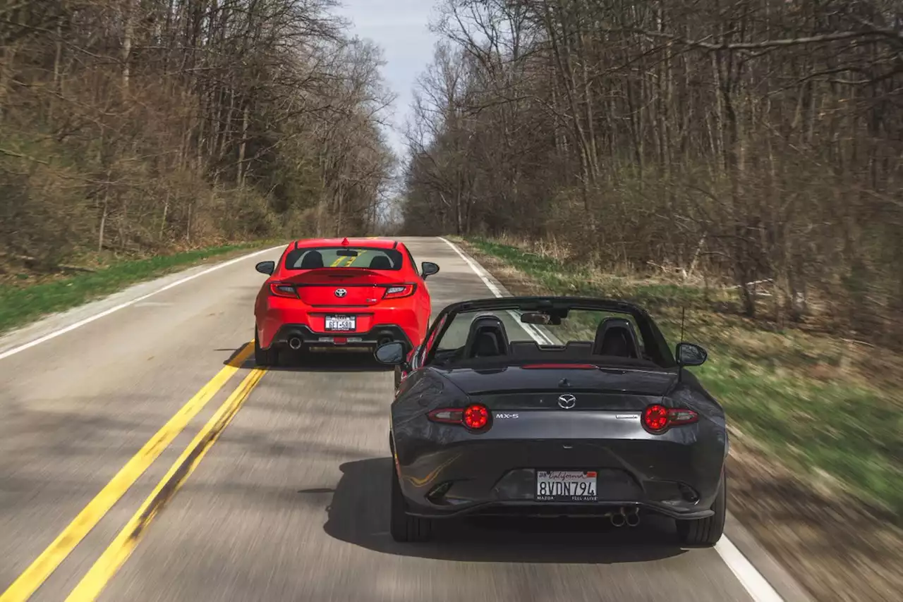 Tested: 2022 Toyota GR86 Premium vs. 2022 Mazda MX-5 Miata Club