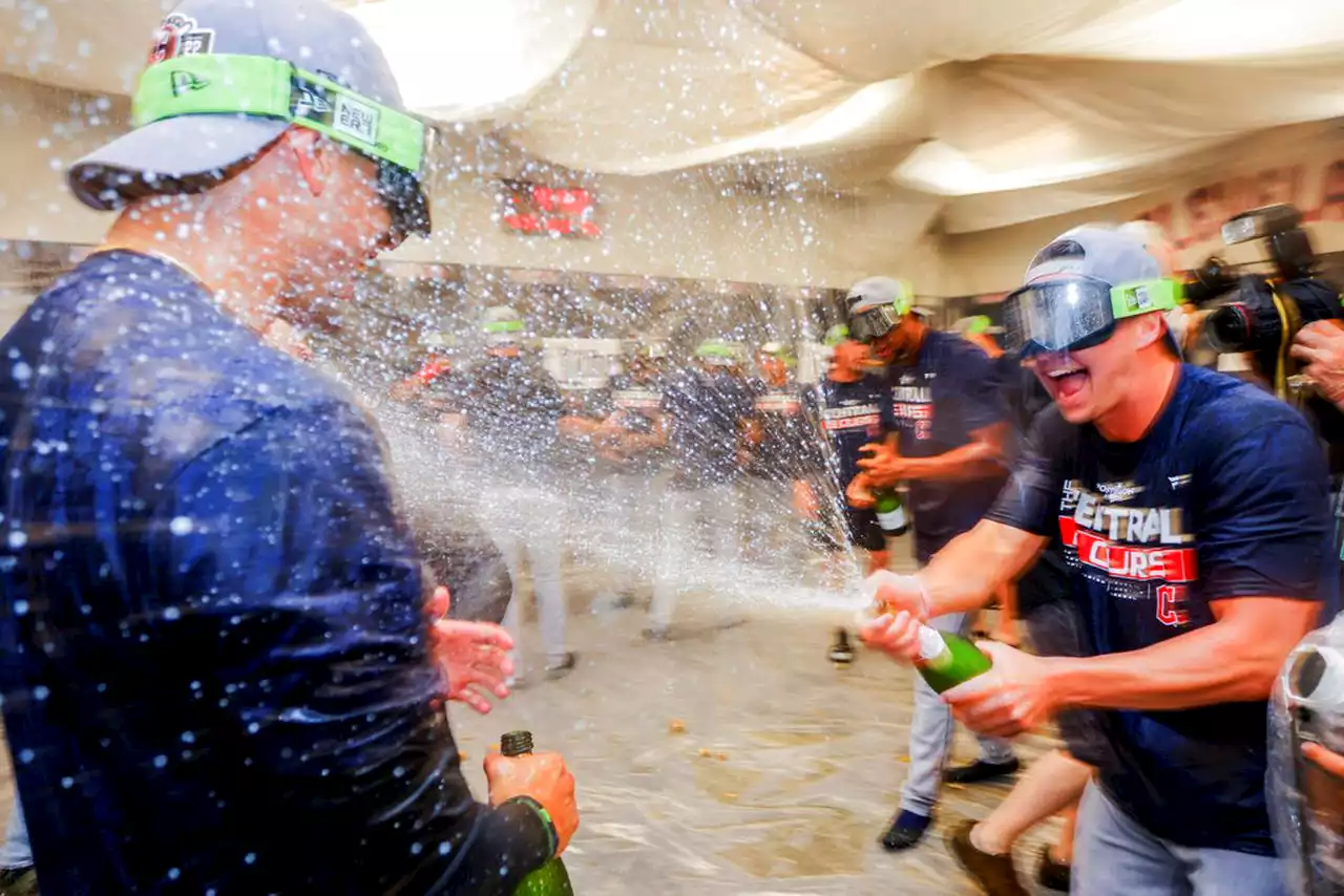 Watch the Cleveland Guardians celebrate their 2022 AL Central Division title (Video, Photos)