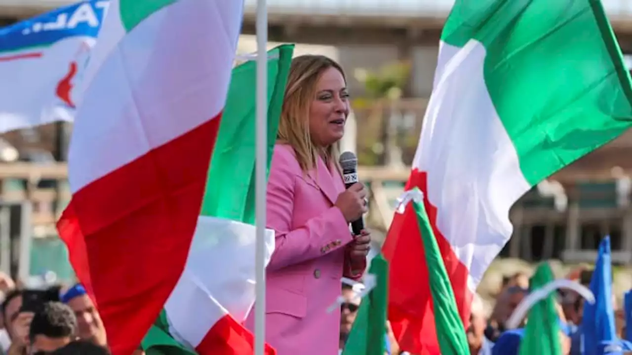 Giorgia Meloni and her far-right Brothers of Italy party top vote in Italian elections, exit poll shows