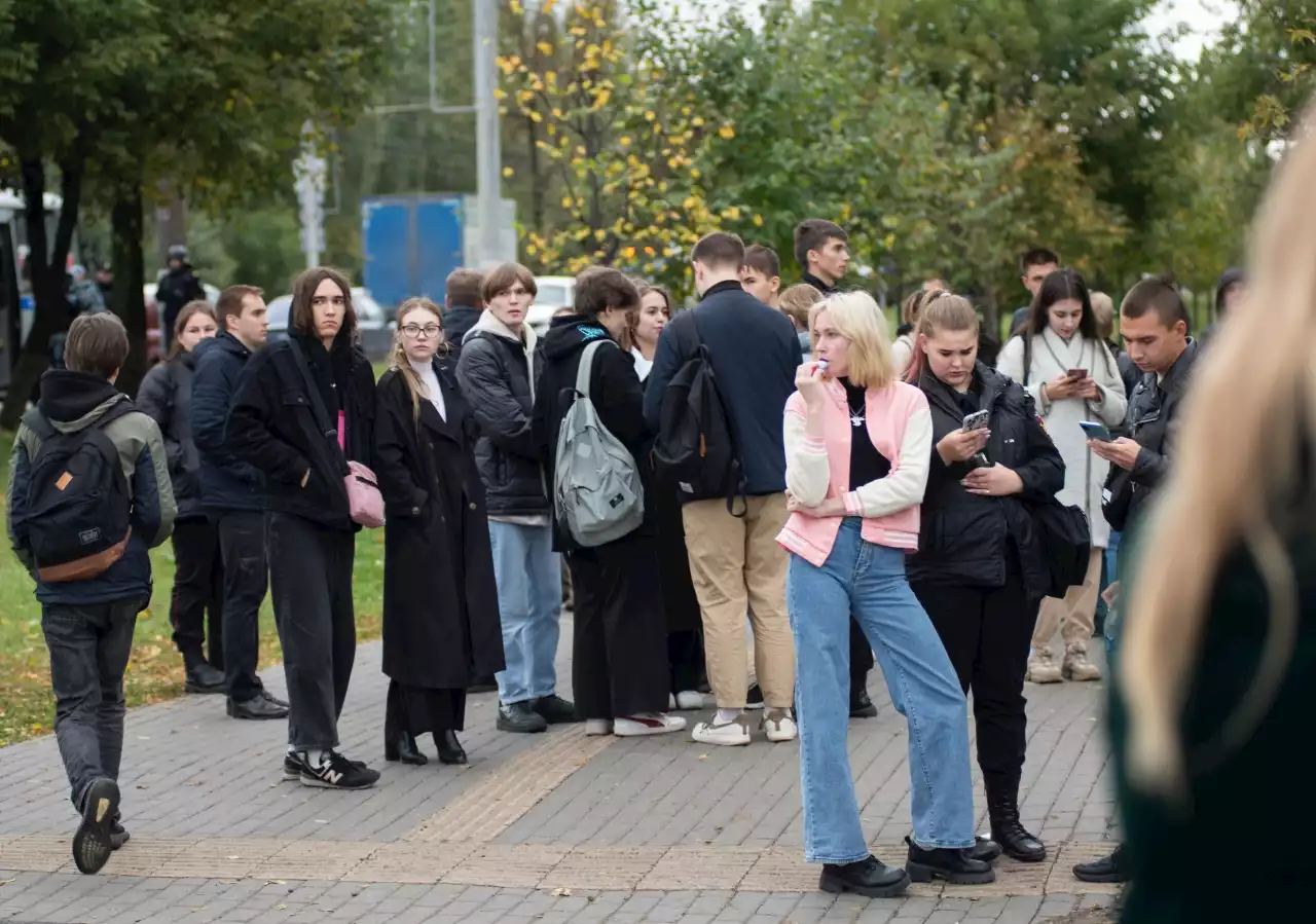 School shooting: Swastika-wearing gunman kills 13 at Russian school