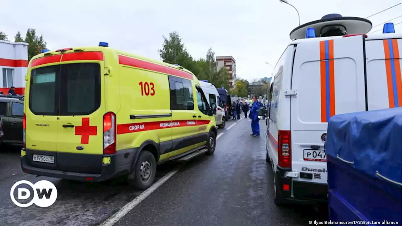 Tödlicher Feuerüberfall auf Schule in Russland | DW | 26.09.2022