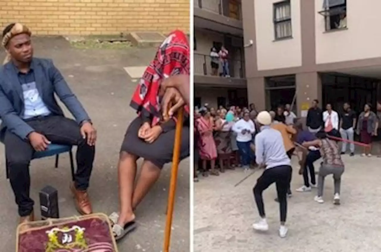 WATCH: KZN students host wedding celebrations at residence