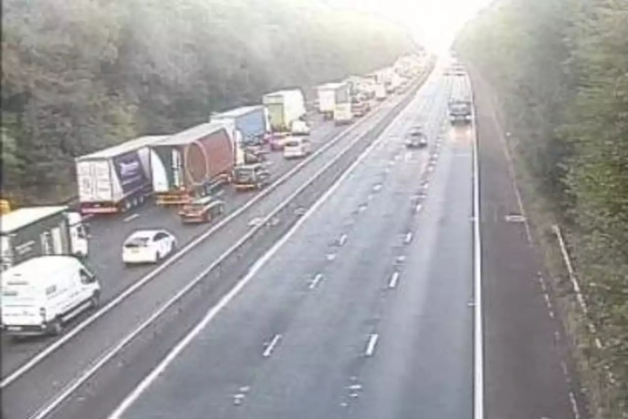 M6 rush hour delays and miles of queuing traffic near junction 33 - latest updates