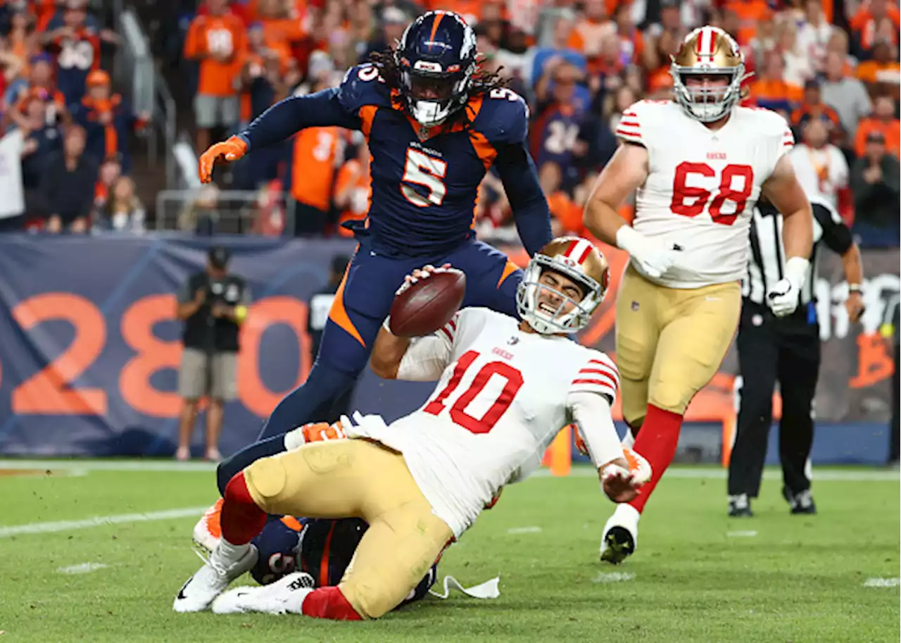 Photos: Quarterback duel as San Francisco 49ers’ Jimmy Garoppolo first season start ends in 11-10 loss to the Denver Broncos