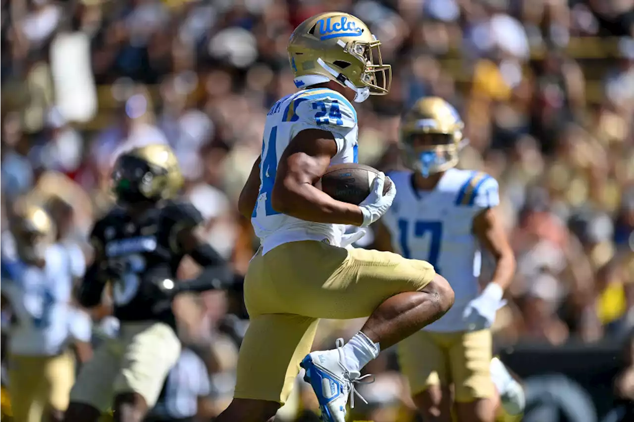 Zach Charbonnet's 3 Touchdowns Power UCLA Past Colorado 45-17