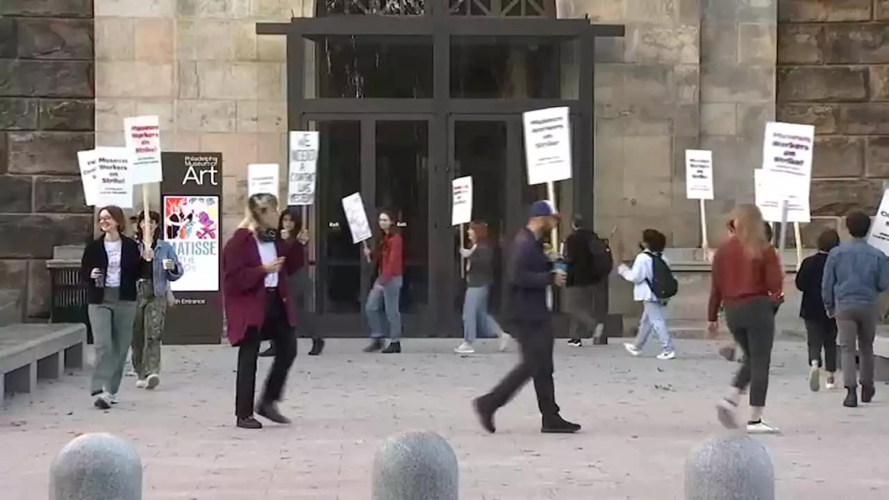 Philly Art Museum Workers Go on Strike, Asking for 'Living Wage'