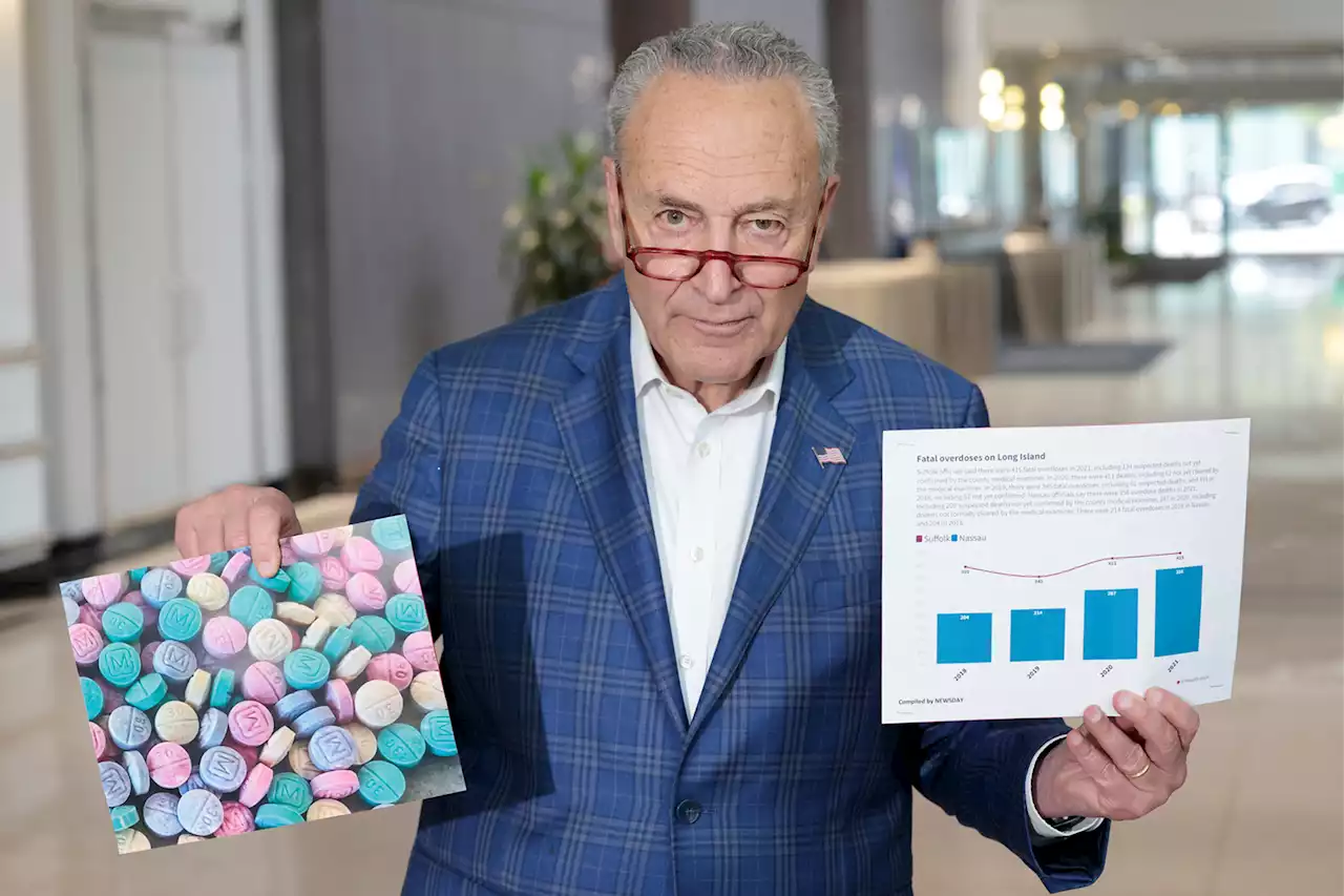 Sen. Chuck Schumer wants $290M to help fight deadly ‘rainbow fentanyl’