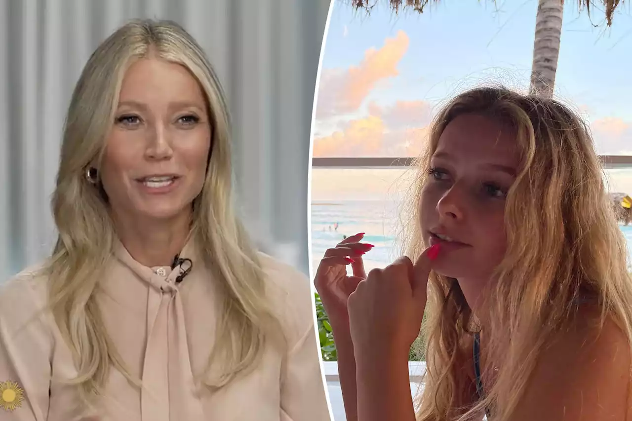 Gwyneth Paltrow compares daughter Apple going to college to giving birth