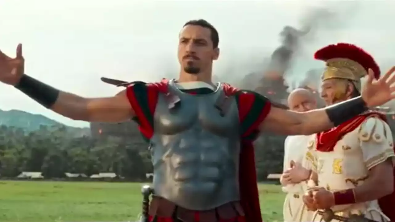 Zlatan Ibrahimovic legionario dell'antica Roma nel prossimo film di Asterix