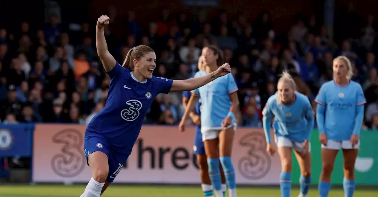 Chelsea beat Man City after Arsenal and Spurs set WSL crowd record