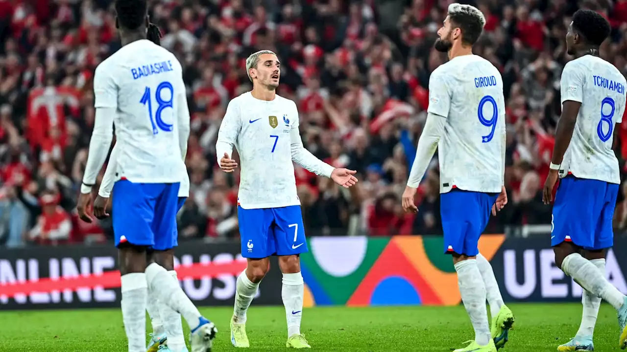 Danemark-France: 'ça nous fait du bien', estime Griezmann après la défaite