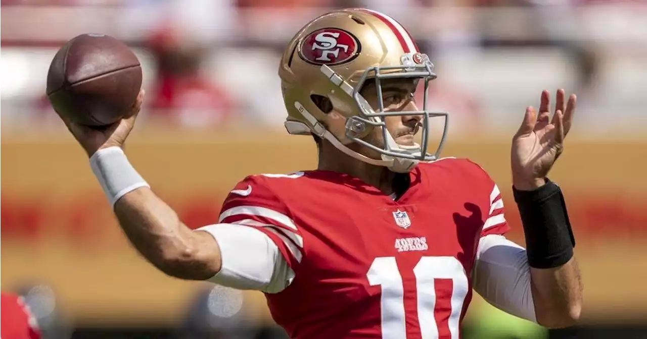 49ers out of sync in Garoppolo's 1st start in place of Lance