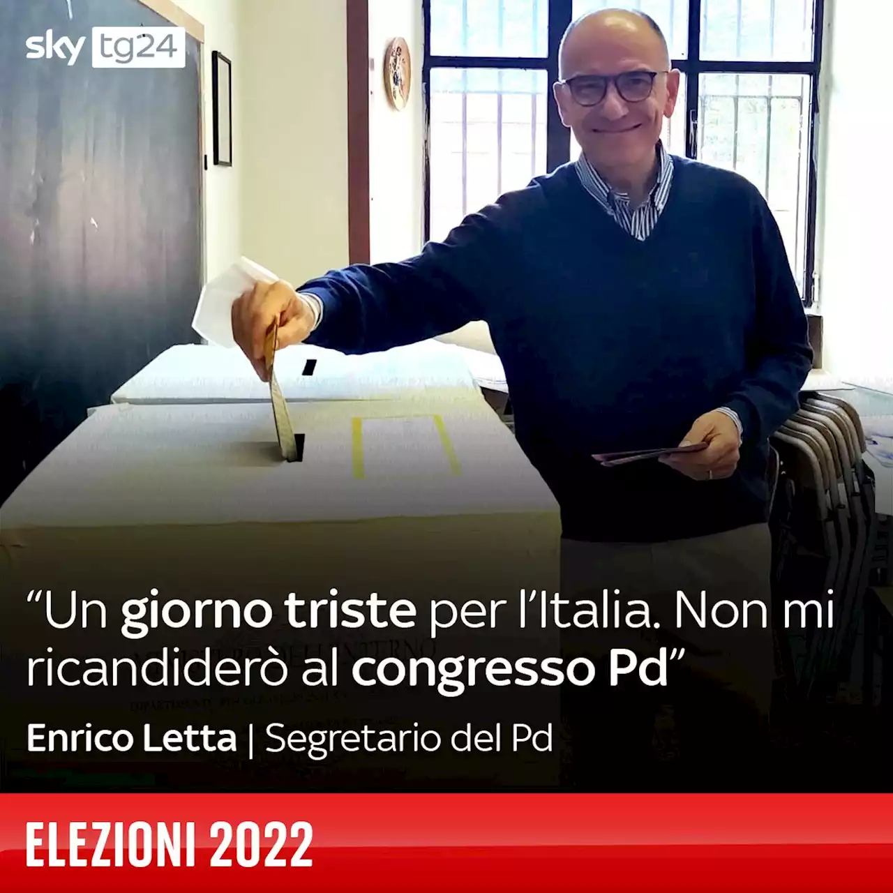 Pd, Letta: oggi è un giorno triste per l’Italia e per l’Europa