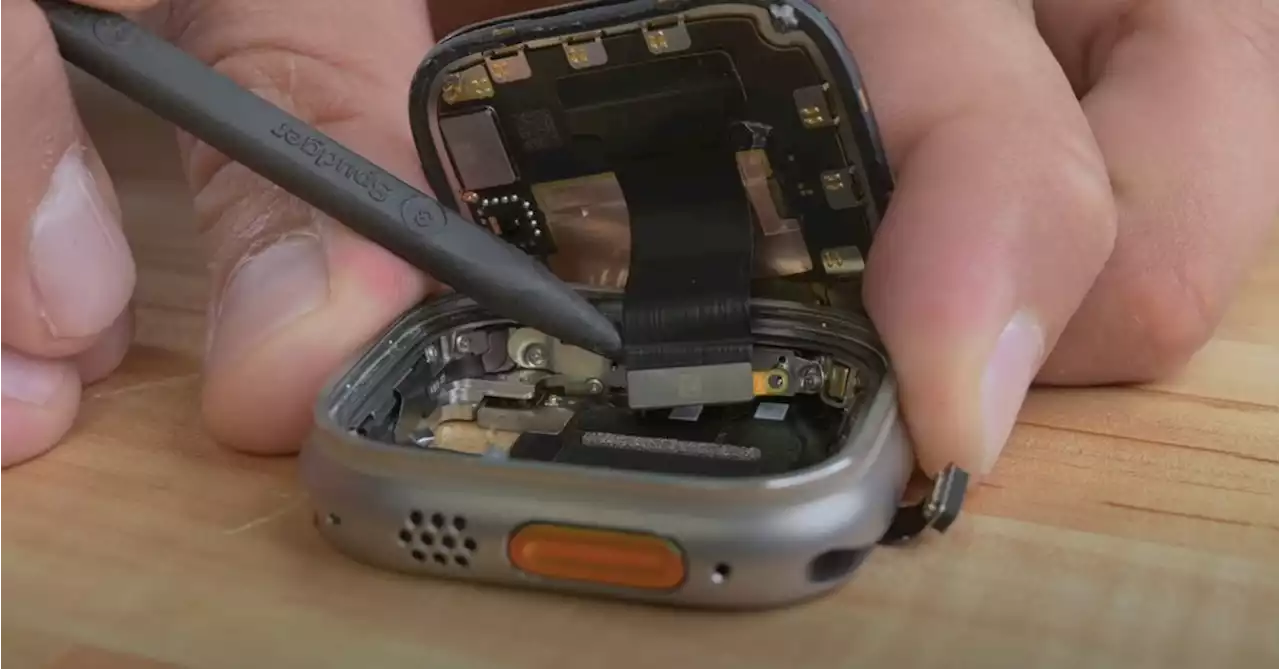 iFixit teardown looks at the guts of the Apple Watch Ultra