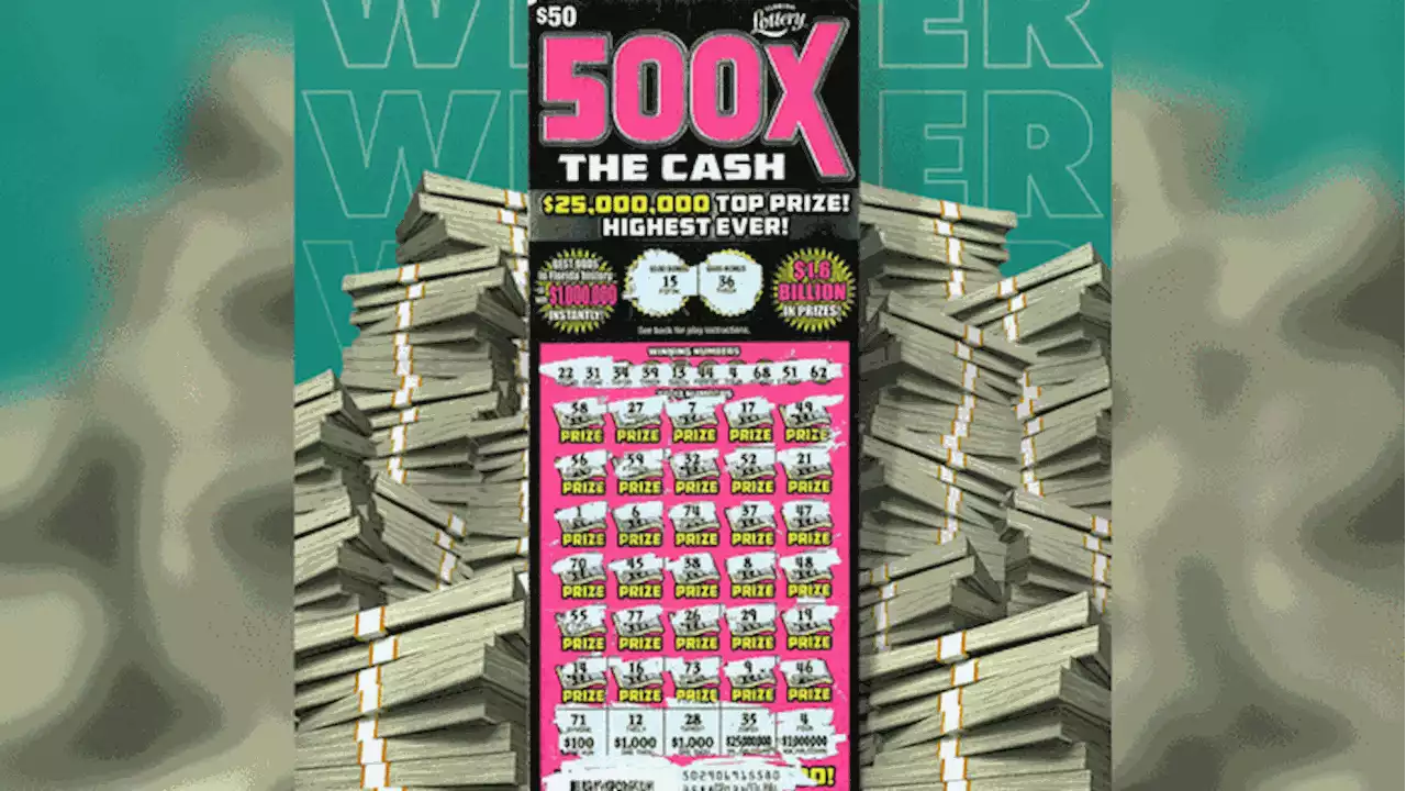 Jacksonville man claims $1M from $50 scratch-off