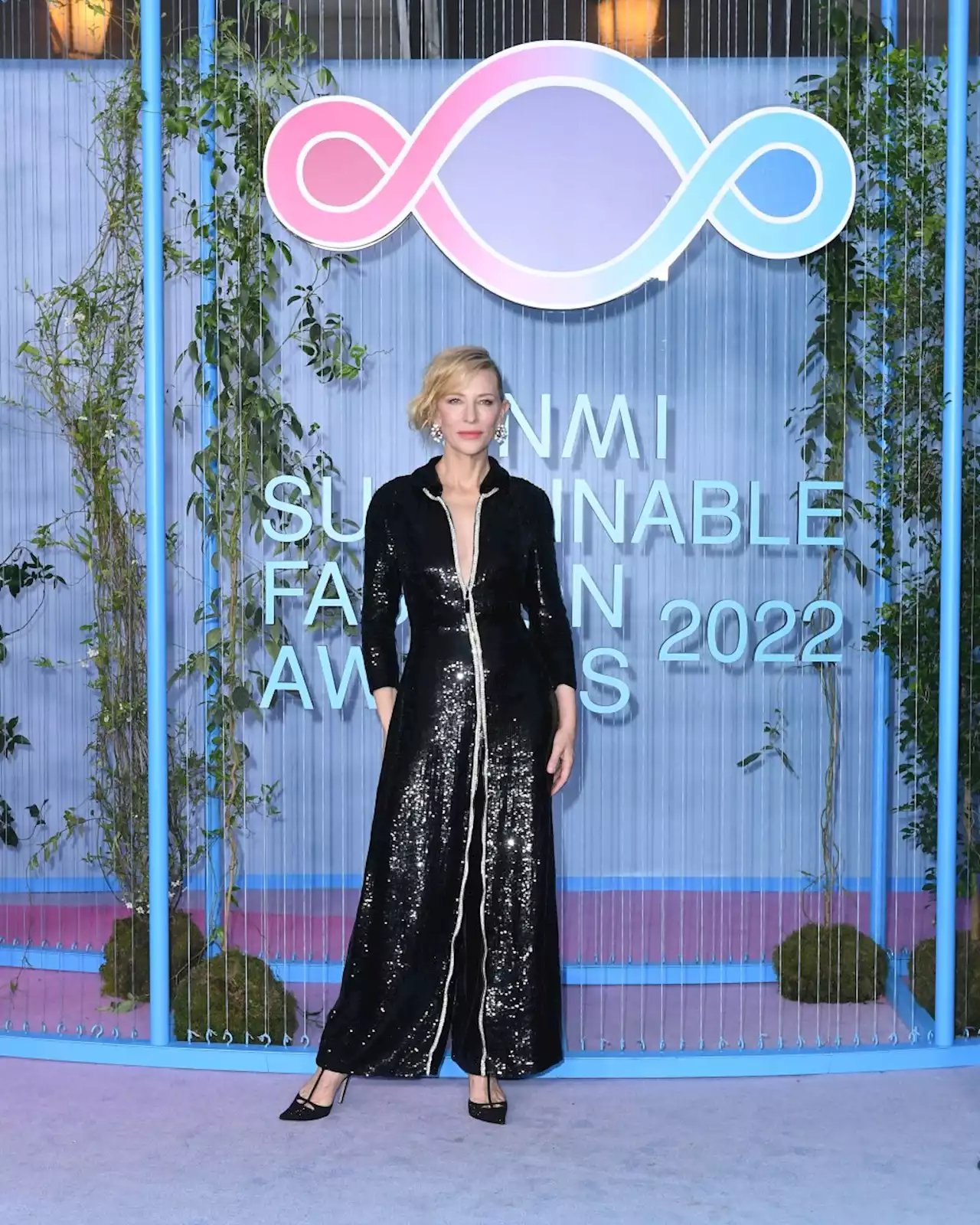 Cate Blanchett Bestows Visionary Award to Giorgio Armani in Milan