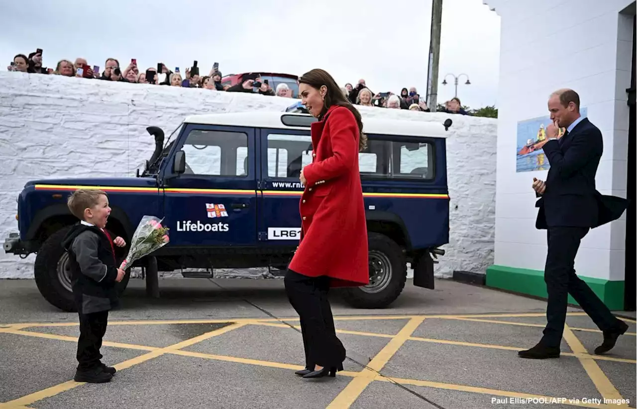 Prince William and Kate travel to Anglesey in Wales, where they had their 1st family home